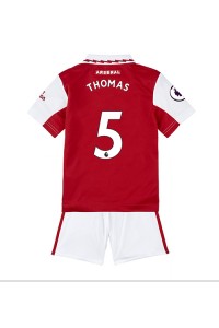 Fotbalové Dres Arsenal Thomas Partey #5 Dětské Domácí Oblečení 2022-23 Krátký Rukáv (+ trenýrky)